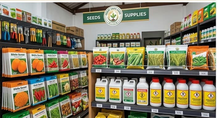 Wellassa Agro shop interior